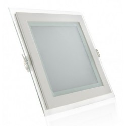 Downlight panel LED Cuadrado 95x95mm Cristal 6W 